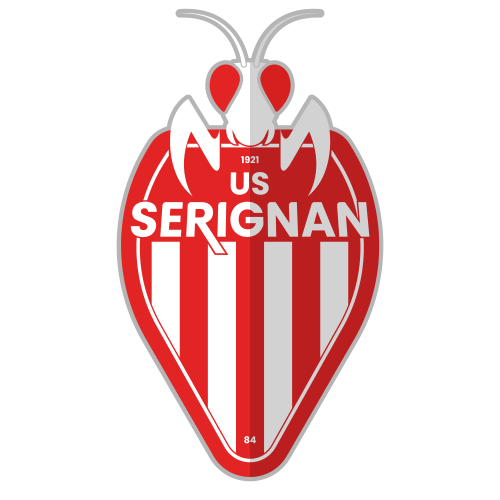 Logo US Sérignan club de foot créé par Tathtys
